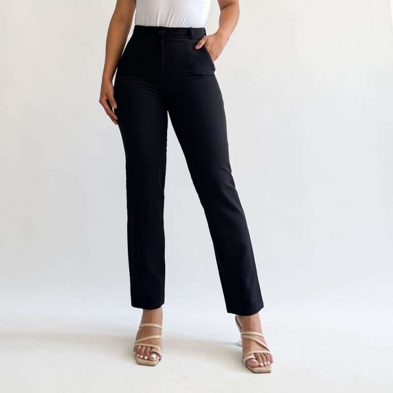 Slim pants negro