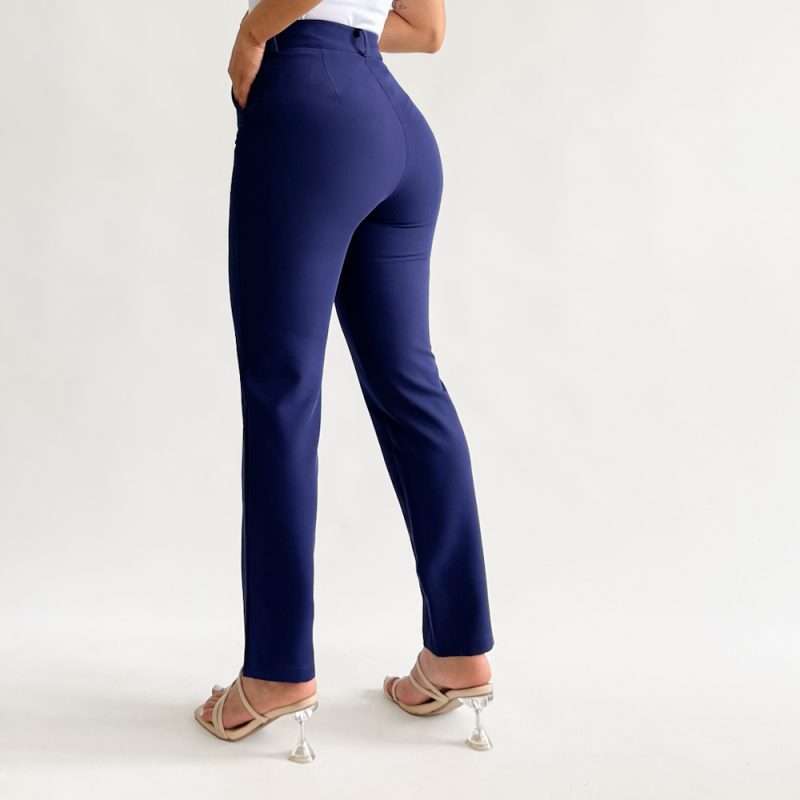 Slim pants azul marino