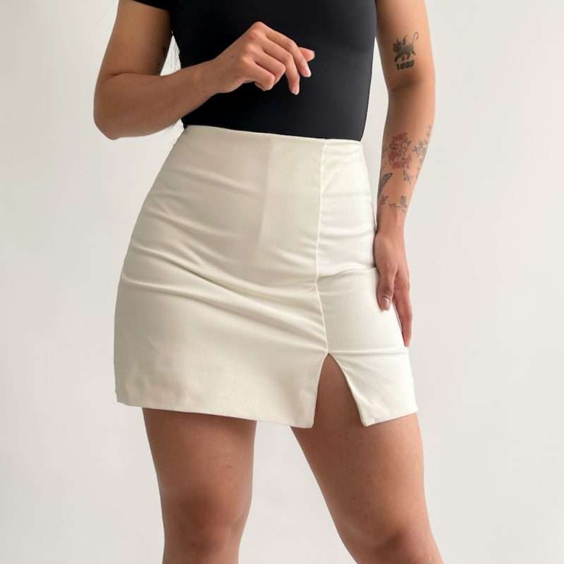 Falda short rubi beige - Imagen 6
