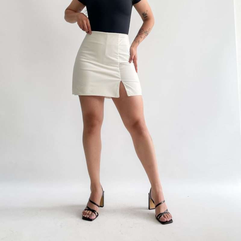 Falda short rubi beige - Imagen 3