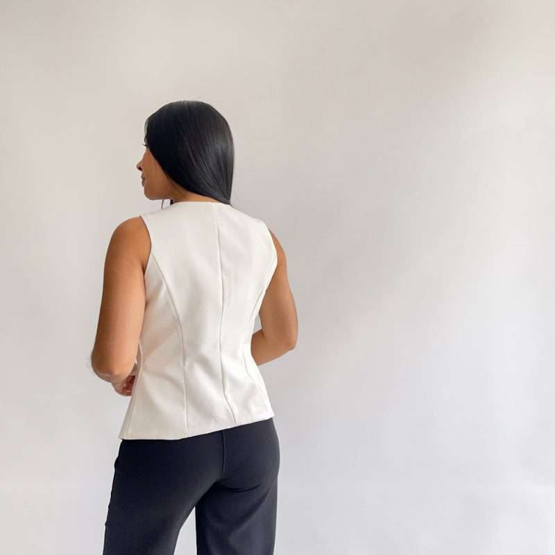 Chaleco Barbara blanco - Imagen 4