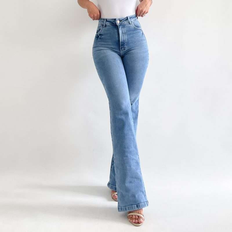 Bootcut jeans clásico azul claro - Imagen 3