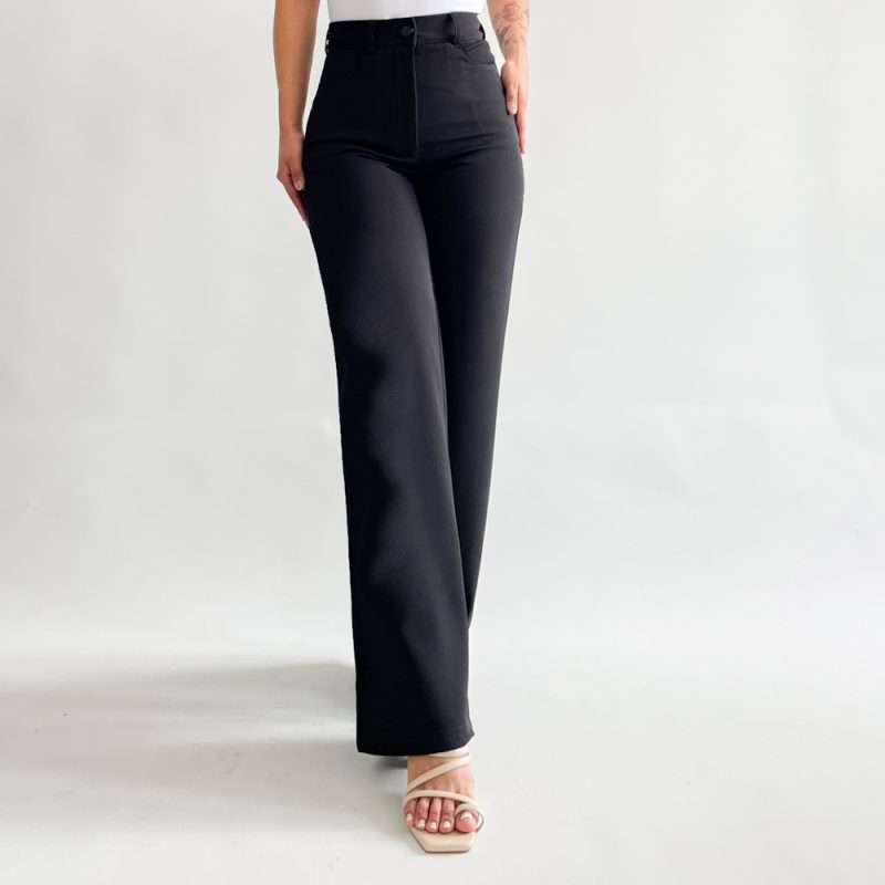 Straight pants negro - Imagen 3