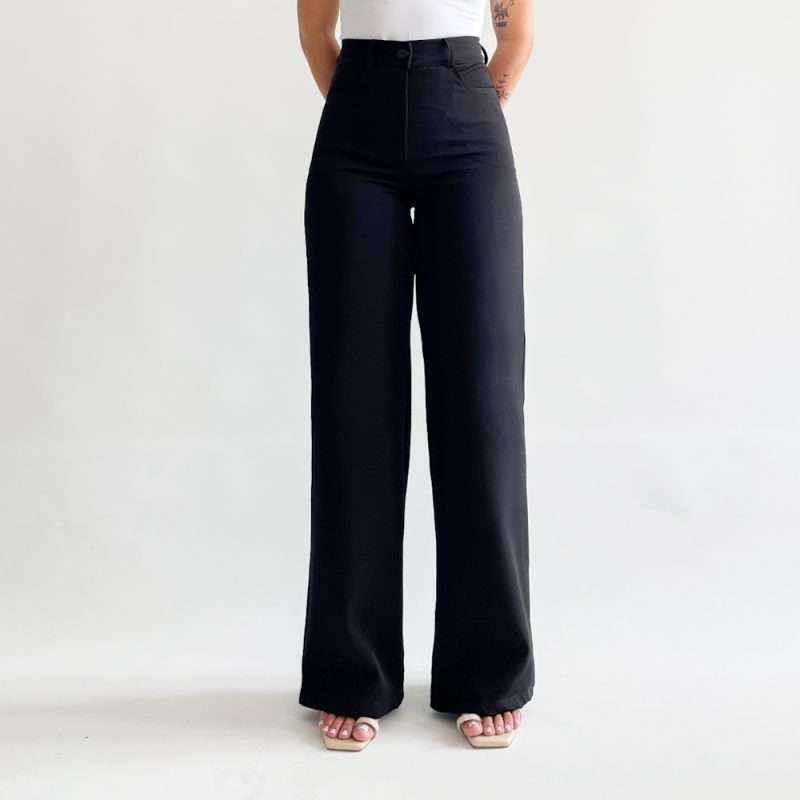 Straight pants negro - Imagen 4
