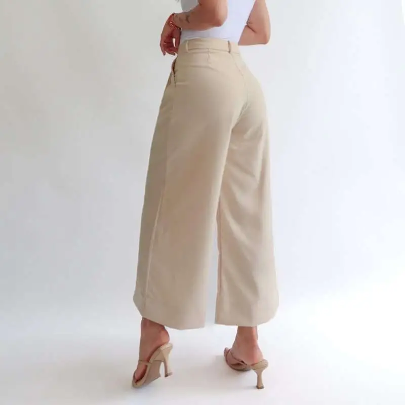 Palazzo pants beige
