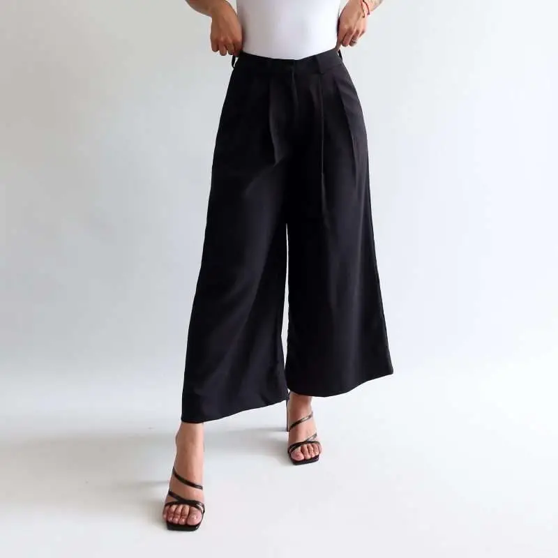 Palazzo pants negro - Imagen 4