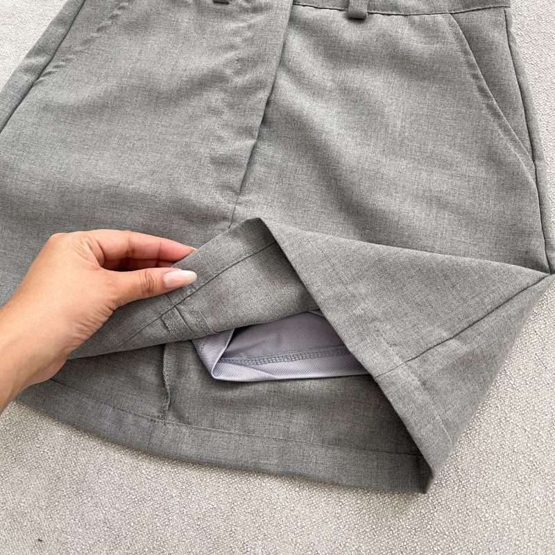 Falda short italia gris - Imagen 3