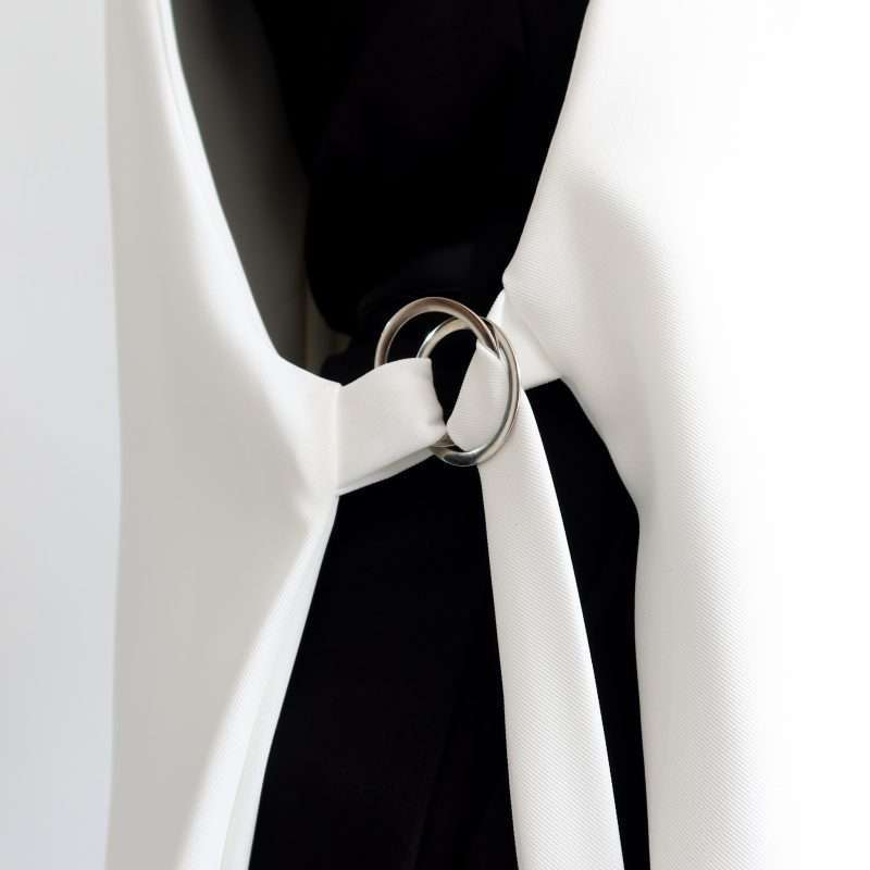 Blazer sin manga blanco - Imagen 4
