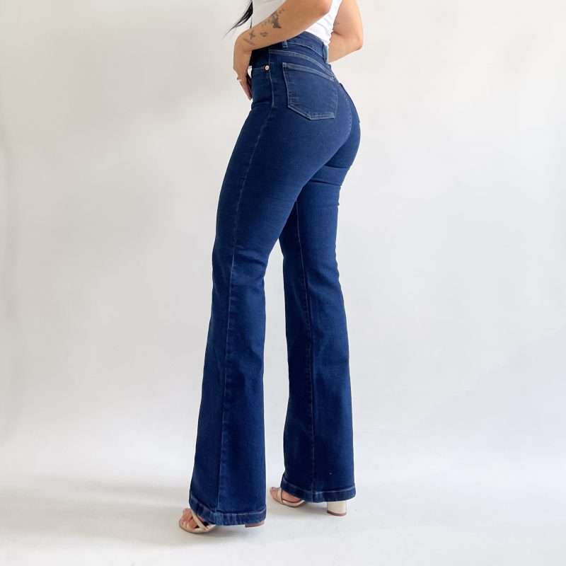 Bootcut jeans clásico azul oscuro