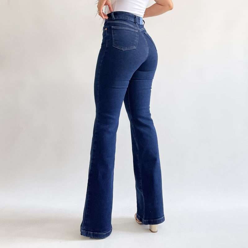 Bootcut jeans clásico azul oscuro - Imagen 3